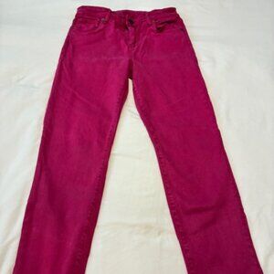 KUT from the Kloth Pink Stretch Straight Leg Jeans